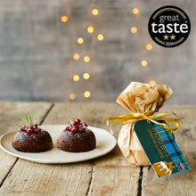 Load image into Gallery viewer, Mini McLaren's Christmas Puddings (2 x 100g in the pack; serves 2)