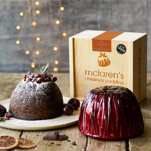 McLaren’s Christmas Pudding With Chocolate & Orange Liqueur