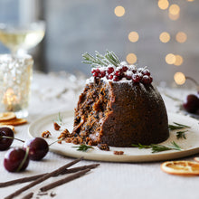 Load image into Gallery viewer, McLaren’s Christmas Pudding With Chocolate &amp; Orange Liqueur
